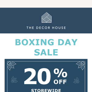 🥊 Save 20% off for Boxing Day! See our best sellers inside