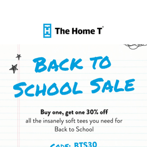Go Back to School in Style with BOGO 30% Off