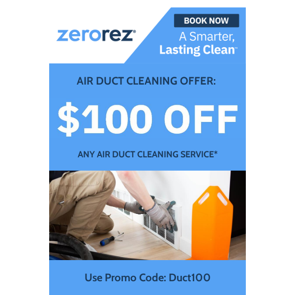 $100 OFF Your Air Duct Cleaning