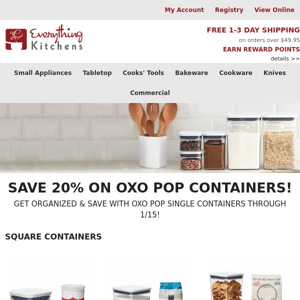 Plate Organizers + 20% Off OXO Containers