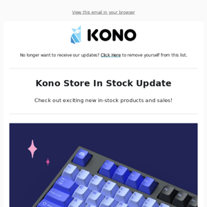 GMK Posh and GMK Alpine In Stock! New Kono Discord Server and TKL Giveaway! - Kono Store In Stock Update