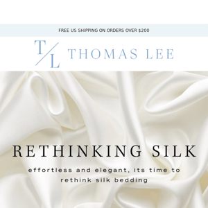 Rethinking silk bedding