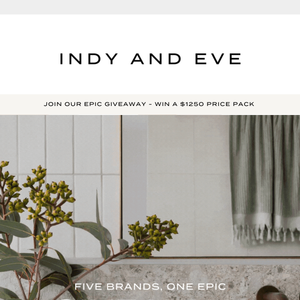 💖 Win Big with Indy & Eve's $1250 Giveaway 💖