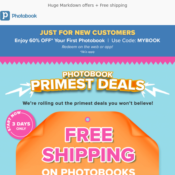 Photobook Primest Deals Starts Now  🤩