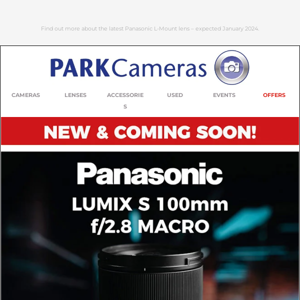 Get up close with the NEW Panasonic LUMIX S 100mm f/2.8 MACRO