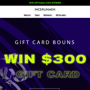 Win $300 gift card