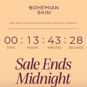 Bohemian Skin Want 25% off + free shipping*?