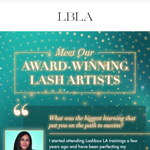 Meet Our Award-Winning Lash Artists