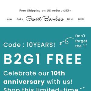 ✨ B2G1 Anniversary Sale ✨