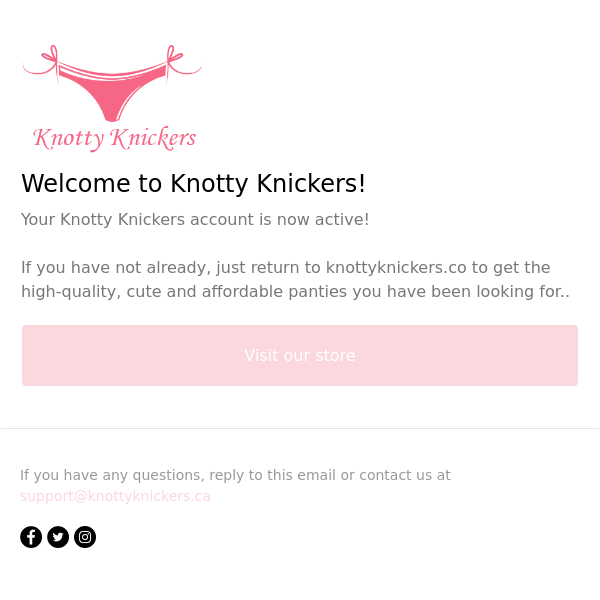 WELCOME TO THE KNOTTY WORLD - Knotty Knickers