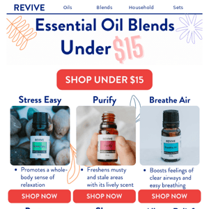 💥15 Essential Oil Blends under $15💥