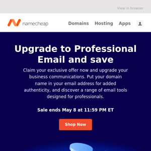 Give your email an upgrade and save up to 35%