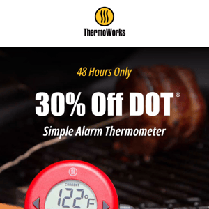 Take 30% Off DOT Simple Alarm Thermometer