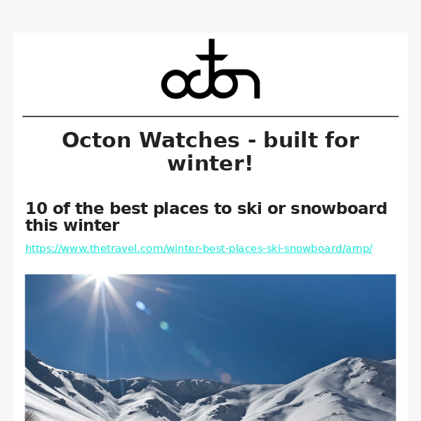 Octon - built for winter!