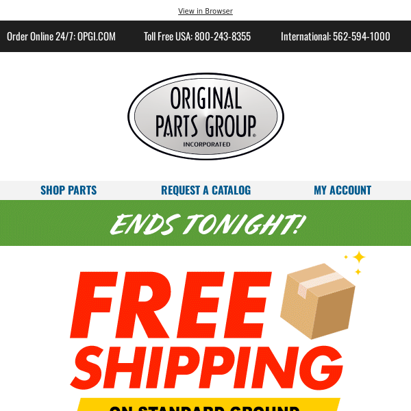 Don’t Delay: $99 Free Shipping Ends Tonight!