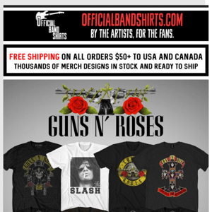 Hey Guns N Roses Fans! New Collection Incoming 👀