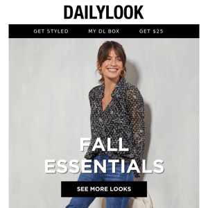 Your Fall Essentials: