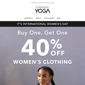 BOGO 40% Off Women's Clothing!