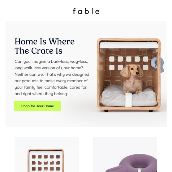 Dog products built for your home
