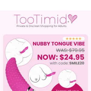 👅💦 #1 Selling Tongue Vibe UNDER $25!