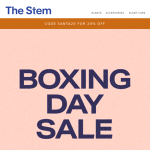 Boxing Day Sale