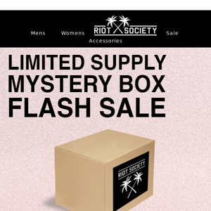 ⁉️ Mystery boxes are ending in a few hours...