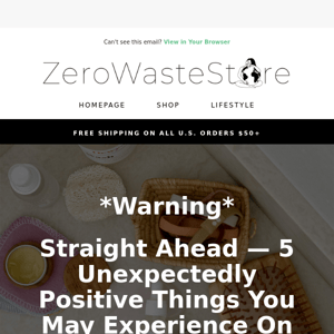 💌 5 Benefits To Practicing Zero Waste 🚨