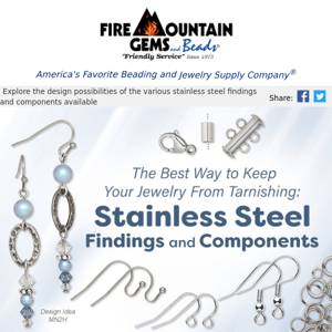 Stainless Steel Findings in Hundreds of Styles
