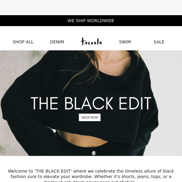 🖤 The Black Edit is Here! 🖤