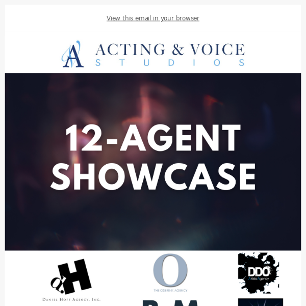 You're Invited: 12-Agent & Manager Showcase!