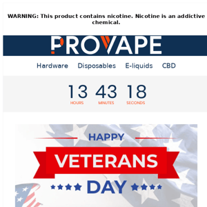 Final call - Veterans day sale🇺🇸