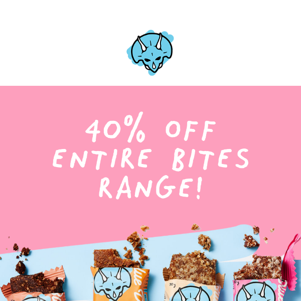 6 HRS LEFT: 40% OFF BITES⏰