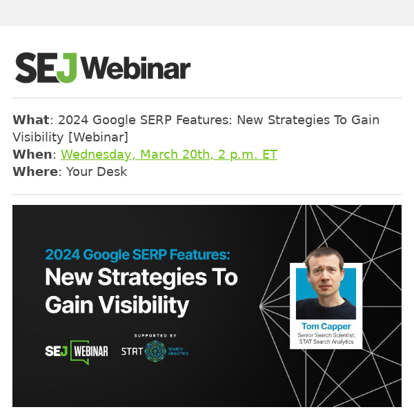 [You’re Invited] 2024 Google SERP Features: New Strategies To Gain Visibility