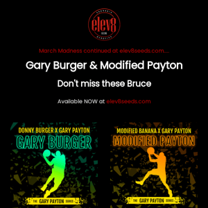 Meet Gary Burger 🍔 & Modified Payton ⛹️‍♂️