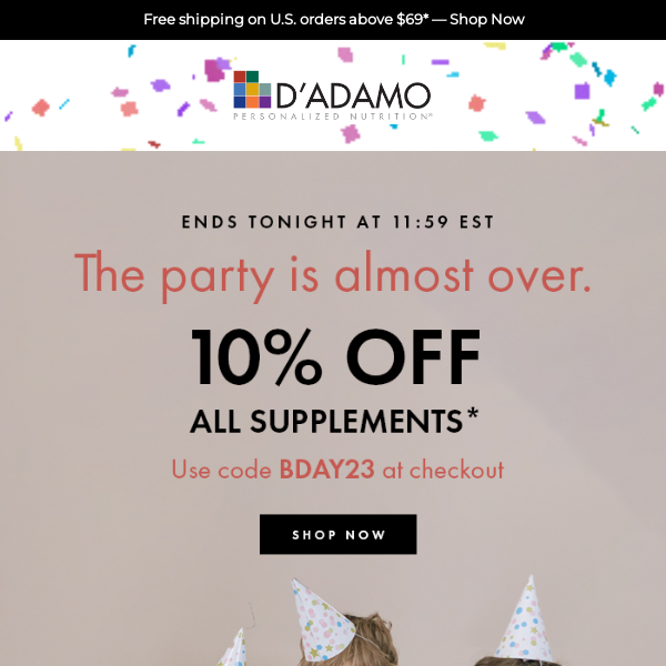 Final Hours: 10% Off Coupon