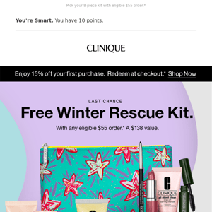 Last chance! Get your Winter Rescue Kit 🤩