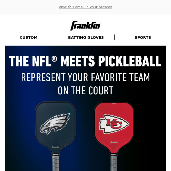 NFL Meets Pickleball: Shop Team Paddles for the Big Game