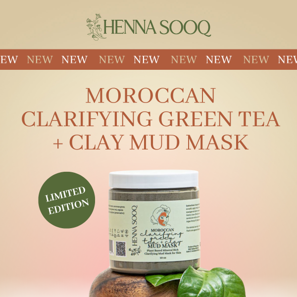 NEW 🌿 Clarifying Green Tea + Clay Mud Mask