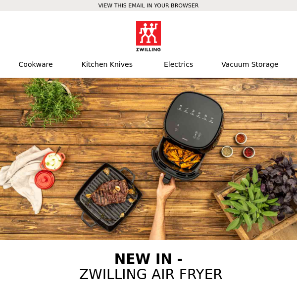 New In! The ZWILLING Air Fryer