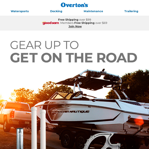 Up to 50% off Trailering, Docking Supplies & More