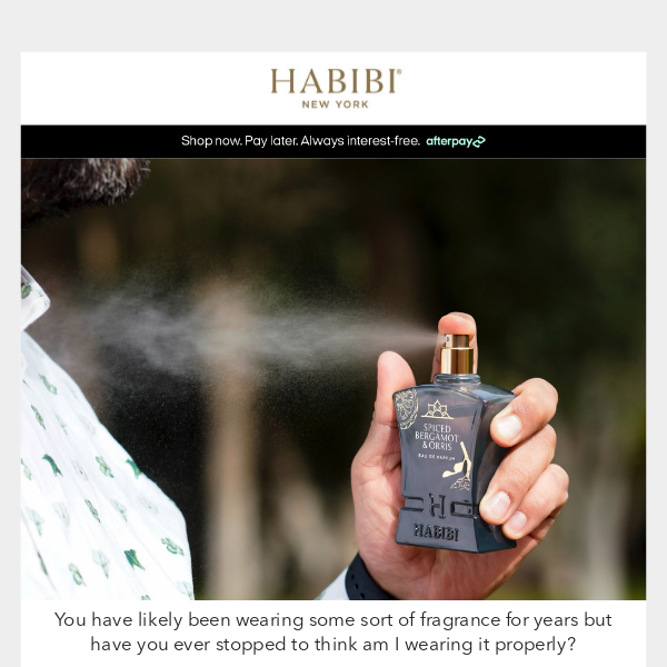  H HABIBI Spiced Bergamot & Orris Arabian Men's