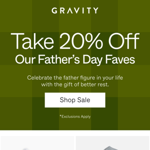 Starting now: 20% off Father’s Day faves!