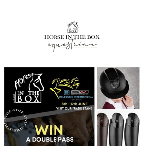WIN A DOUBLE PASS TO MI3DE from @horseinthebox 🐴