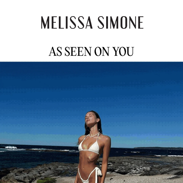 Melissa Simone Looks Good On You!