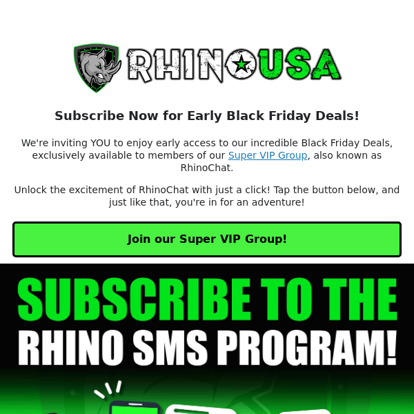 Hey Rhino USA it's your lucky day!