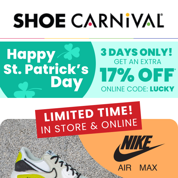 Shoe Carnival Coupons  10% Off In March 2024