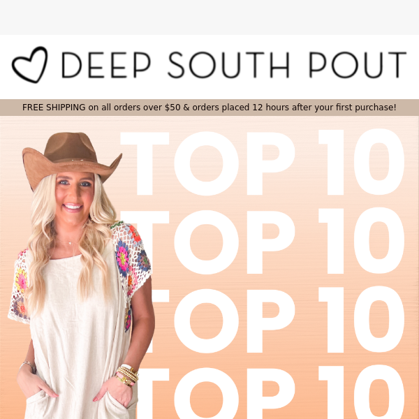 Shop this week's ✨TOP 10✨