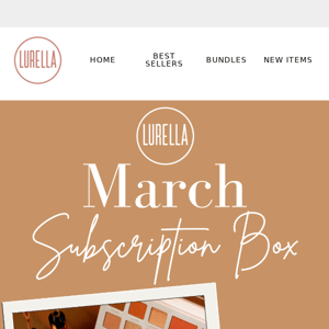 Introducing our March Subscription Box! 🤎✨