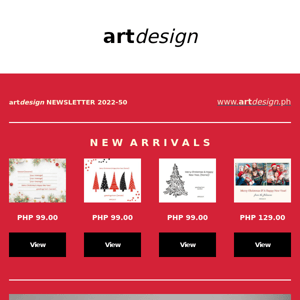 artdesign -  Newsletter 2022-W50| SENDING GREETING CARDS FOR ANY OCCASION