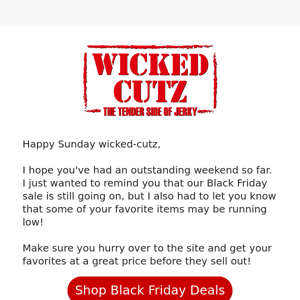 ⚠ your favorites are running out Wicked Cutz